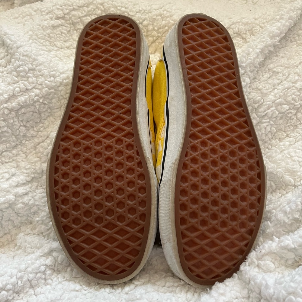 Vans slip-on yellow checkered shoes - Picture 6 of 6